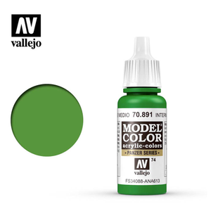 Vallejo 891 Model Colour Intermediate Green 18ml Paint Dropper Bottle