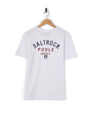 Poole Mens Location T-Shirt in White