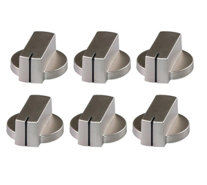 Thetford Triplex Cooker Oven Knobs x6 Matt Nickel