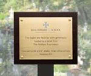 Brass Commemorative Tree Plaque