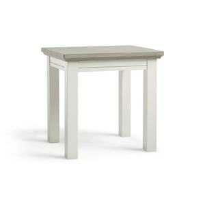 Brompton Painted Acacia and Ash Top Dressing Stool - Solid Hardwood