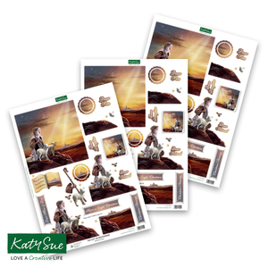 Die Cut Decoupage – Shepherd Boy (pack of 3)
