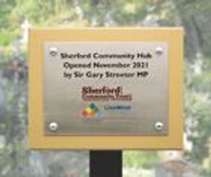 Stainless Steel Commemorative Tree Plaque