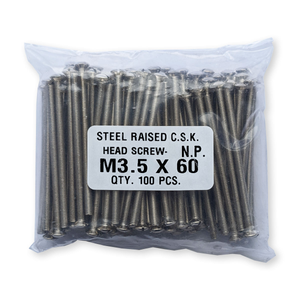 Superlec 3.5mm x 60mm Socket Screw 100 Pack 3560NPSCR/100