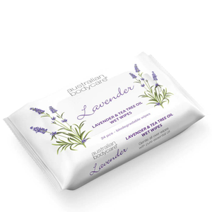 Australian Bodycare Lavender Antiseptic Wet Wipes (24)