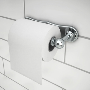 Chatsworth Traditional "Dog Bone" Toilet Roll Holder Chrome