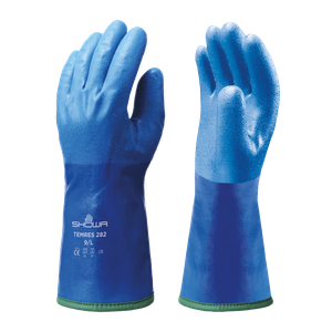 SHOWA Temres 282 Waterproof Thermal Gauntlet Work Gloves