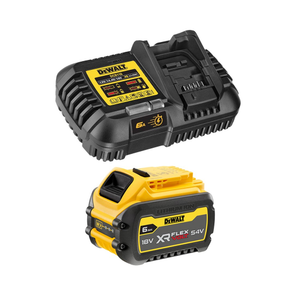 DeWalt DCB116 18V / 54V XR Flexvolt Battery Charger & DCB546-XJ XR 6.0Ah Flexvolt Battery Pack