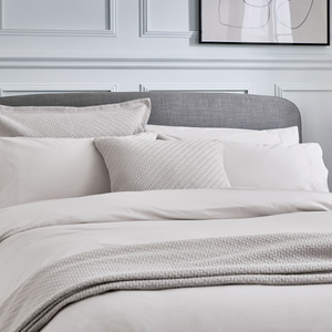 Andaz Duvet Cover, Silver