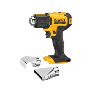 DeWalt DCE530N 18V XR Cordless Heat Gun + Reflector &amp; Surface Nozzles - Body Only