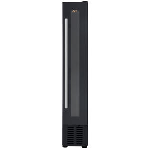 7 Bottle Capacity Black Built-In Wine Cooler