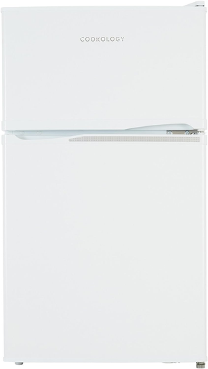 87L White Freestanding Under Counter Fridge Freezer