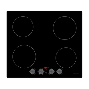 60cm Induction Hob with Dial Controls - Black