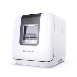 3 Place Setting White Mini Table Top Dishwasher with Window