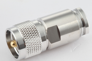PL259 connector is compatible with Formula Zero and West Flex 103 LMR400 compression.