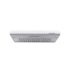 60cm White Visor Cooker Hood Extractor Fan