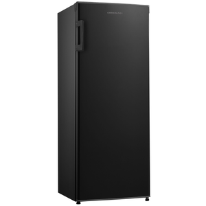160L Tall Black Freestanding Larder Freezer