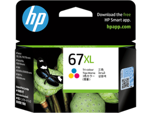 Genuine HP 67XL Tri-Colour Ink Cartridge