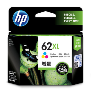 Genuine HP 62XL Tri-Colour Ink Cartridge