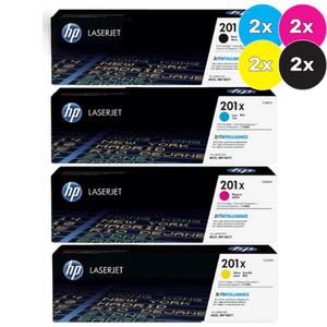 HP 201X Toner Cartridges Value Pack  - Includes: [2 x Black, Cyan, Magenta, Yellow]