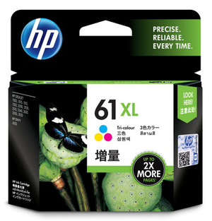 HP Genuine 61XL Tri-Colour Ink Cartridge