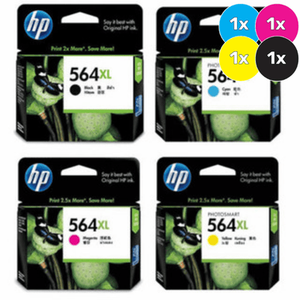 HP 564XL Ink Cartridge Value Pack  - Includes: [1 x Black, Cyan, Magenta, Yellow]