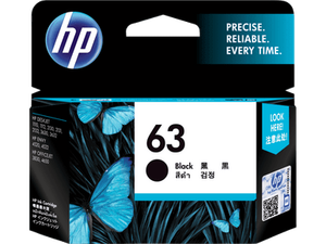 HP Genuine 63 Black Ink Cartridge