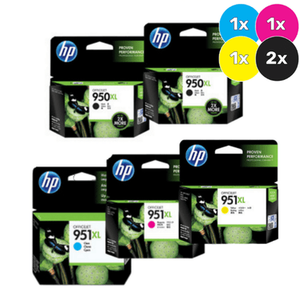 HP 950/951XL Ink Cartridge Value Pack  - Includes: [2 x Black, 1 x Cyan, Magenta, Yellow]