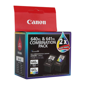 Canon PG640XL & CL641XL Combo Pack, includes 1 black & Colour