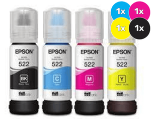 Epson T522 Ink Cartridge Multi Pack - Includes: [1 x Black, Cyan, Magenta, Yellow]