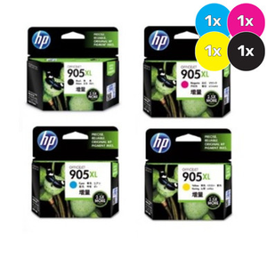 HP 905XL Ink Cartridge Value Pack  - Includes: [1 x Black, Cyan, Magenta, Yellow]