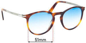 Sunglass Fix Replacement Lenses for Gucci GG1110/S - 51mm Wide