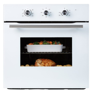 65L White Built-In Electric Fan Oven