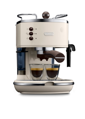 De'Longhi, ECOV311.BG, Icona Vintage Pump, Brown