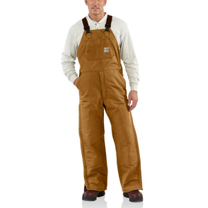 Flame-Resistant Duck Quilt Lined Bib Overall