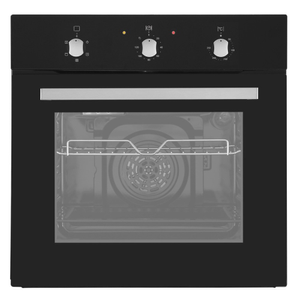 60cm Black Built-In Electric Fan Oven