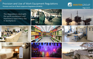 Provision and Use of Work Equipment Regulations (PUWER)