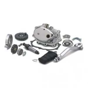 Doss 4-Speed Kickstart Kit In Polished Finish For 1936-1986 FL, FX Models (30-098)
