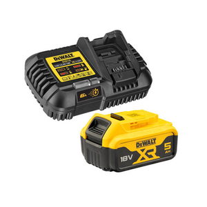 DeWalt DCB116 18V / 54V XR Flexvolt Battery Charger & DCB184 18V 5.0Ah XR Li-Ion Battery
