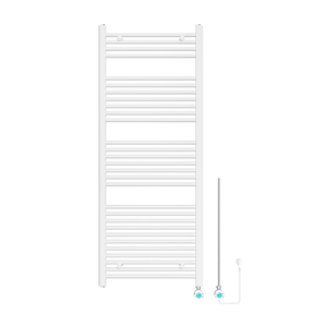 Elektrische designradiator Sofia 70x60cm mat wit 300W