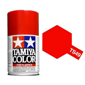 TAMIYA TS-49 Bright Red 100ml Plastic Model Kit Spray Paint 85049
