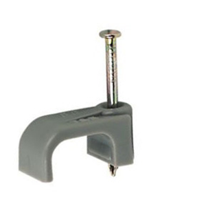 16mm Twin & Earth Flat Cable Clip Grey ( Pack of 100 )