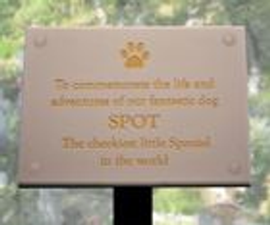 Sandstone Effect Memorial Tree Plaque