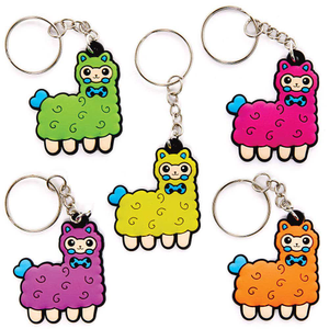 Porte-clés motif lama