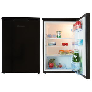 55cm Freestanding Side-by-Side Undercounter Fridge Freezer Pack - Black