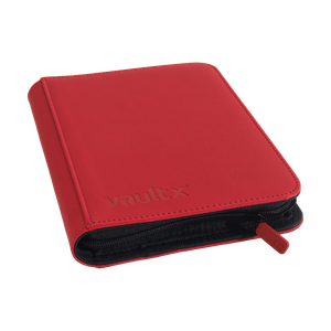 Vault X - 4-Pocket Exo-Tec® Zip Binder - Red