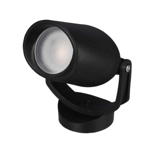 MiniTommy 3.5W GU10 LED Colour Selectable Wall Light with 2m Cable Black