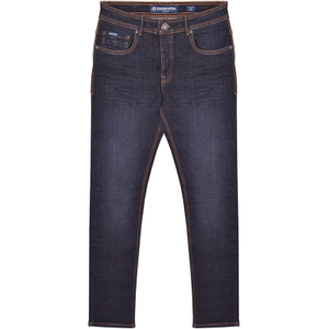 Lambretta Mens Stafford Slim Fit Skinny Denim Jeans - 38 R / Dark Navy