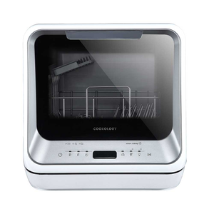 2 Place Setting Silver Mini Table Top Dishwasher