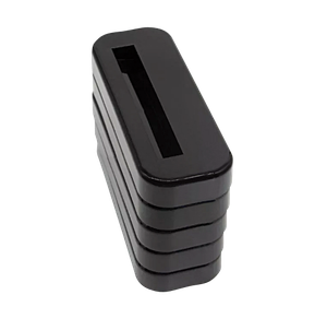 MintKeeper - 35/55pt Magnetic Card Holder Stand - Black (5 Pack)